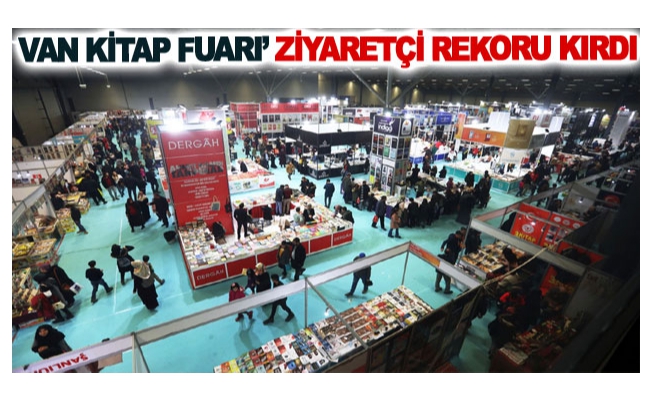 Van kitap fuarı’ ziyaretçi rekoru kırdı