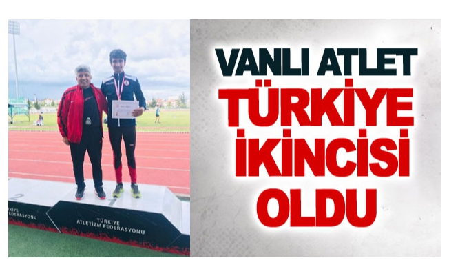 Vanlı atlet Türkiye ikincisi oldu