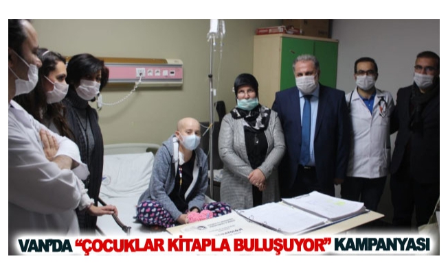 Çocuklar hastanede kitapla moral buldu