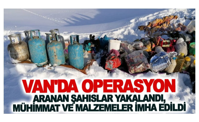 Van'da operasyon!