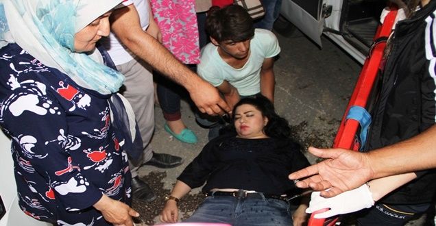 Cumhuriyet Caddesinde motosiklet dehşeti!