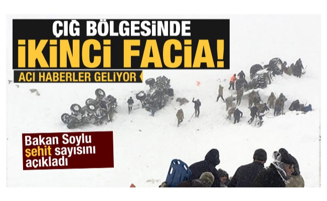 Çığ bölgesinde ikinci facia! Can kaybı artıyor