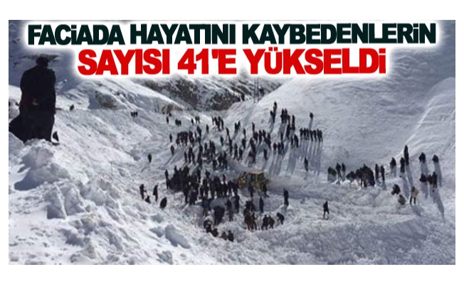 Faciada hayatını kaybedenlerin sayısı 41 oldu