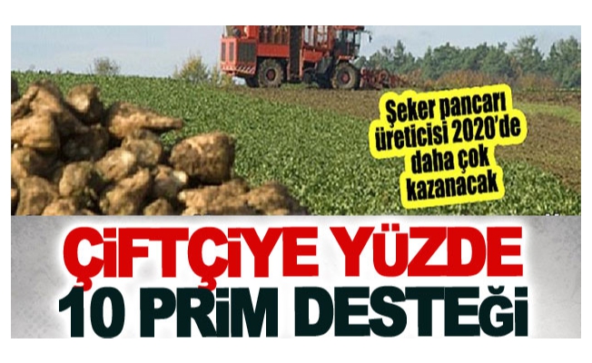 Çiftçiye yüzde 10 prim desteği