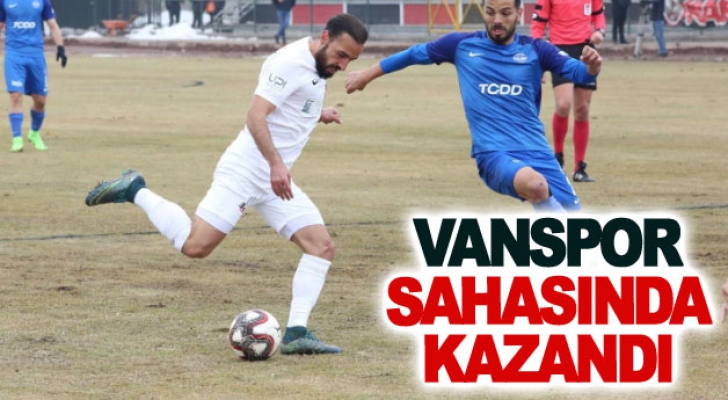 Vanspor sahasında kazandı