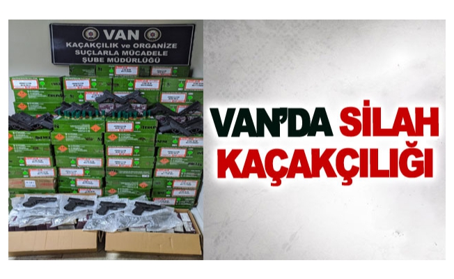 Van’da silah kaçakçılığı