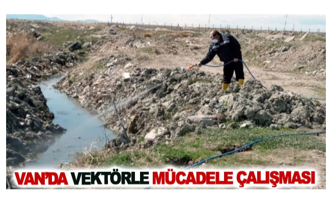 Van’da vektörle mücadele çalışması