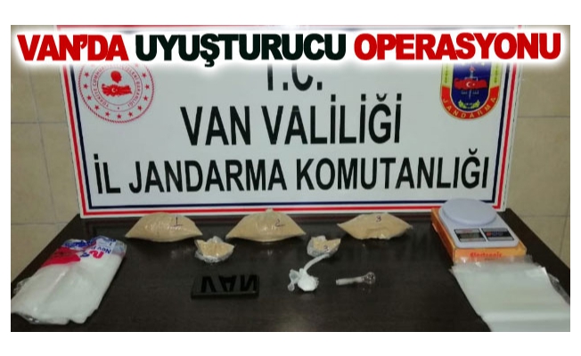 Van’da uyuşturucu operasyonu