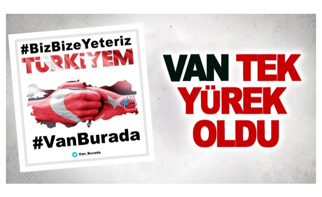 Van tek yürek oldu