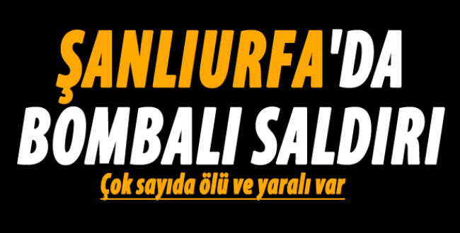 Suruç’ta patlama!