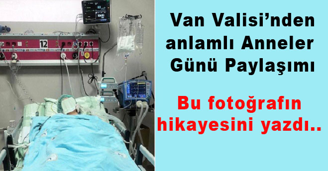 Van Valisi Mehmet Emin Bilmez'den anlamlı Anneler Günü paylaşımı