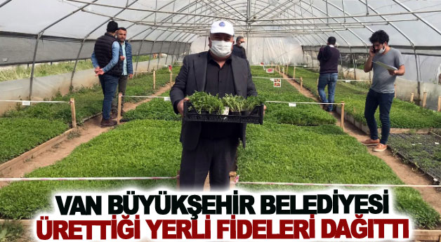 Büyükşehir Belediyesi 100 bin yerli tohumdan üretilen fide dağıttı