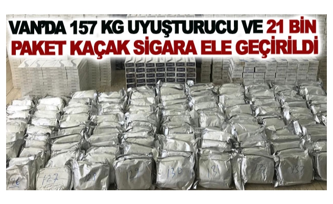 Van’da 157 kilo uyuşturucu ele geçirildi