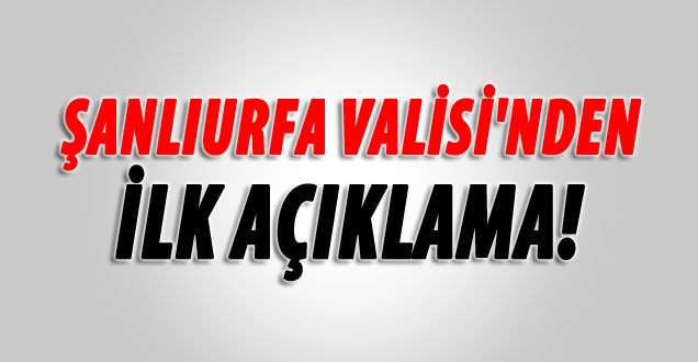 Suruç'taki patlamayla ilgili ilk açıklamalar!