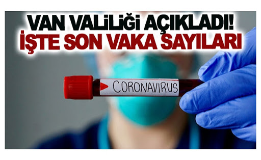 Van'daki korona virüs vakalarında son durum! Vaka sayısı 500'e dayandı