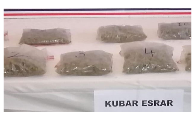 Van’da bin gram kubar esrar ele geçirildi