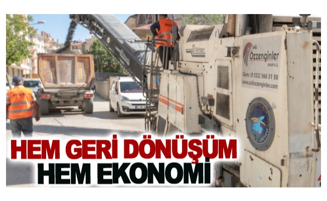 Hem geri dönüşüm hem ekonomi