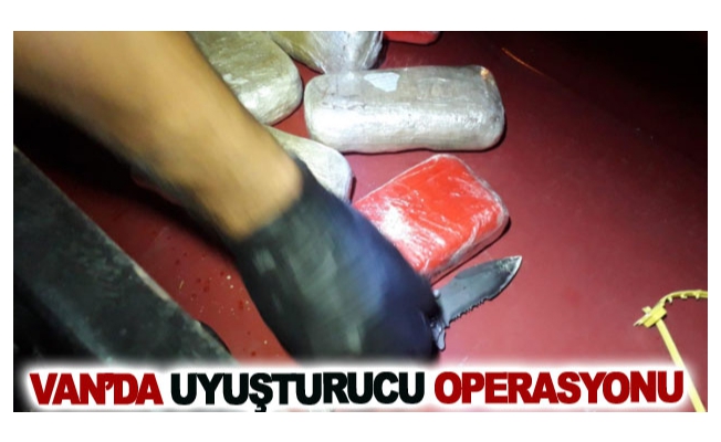 Van’da uyuşturucu operasyonu