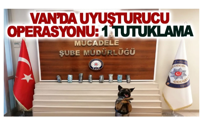 Van’da uyuşturucu operasyonu: 1 tutuklama