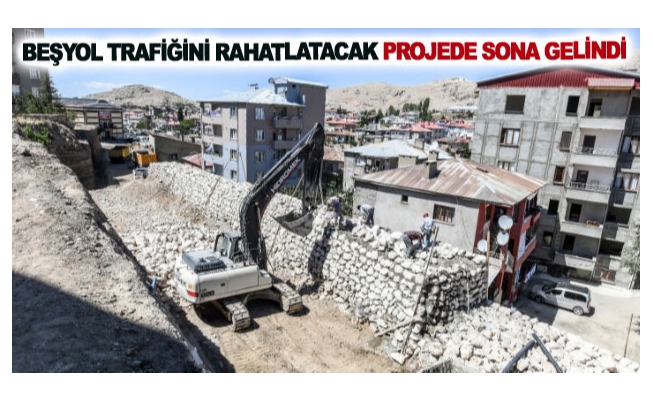 Beşyol trafiğini rahatlatacak projede sona gelindi