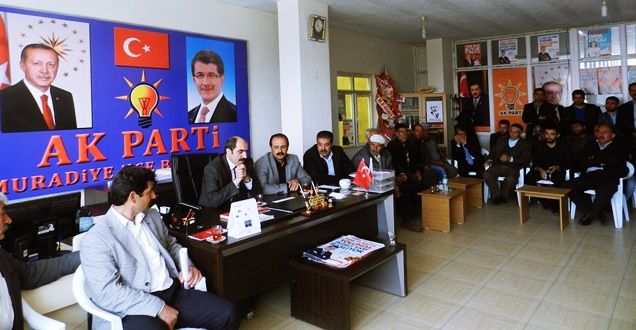 AK PARTİLİ SOĞANDA’DAN İLÇE ZİYARETLERİ - VAN HABERLERİ