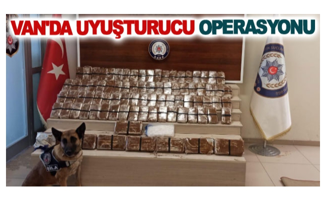 Van'da uyuşturucu operasyonu