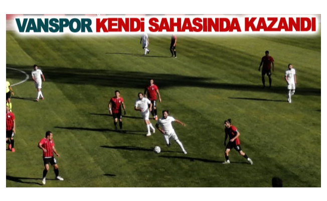 Vanspor kendi sahasında kazandı