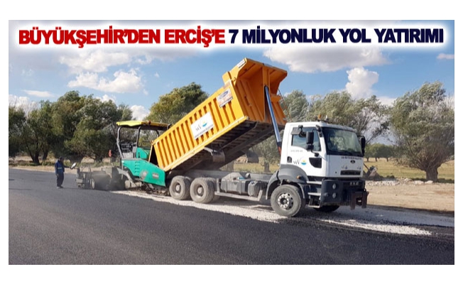 Büyükşehir’den Erciş’e 7 milyonluk yol yatırımı