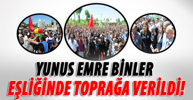 Yunus Emre Şen Van'da binlerin katılımıyla toprağa verildi!