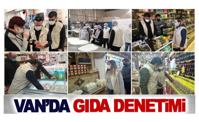 Van’da gıda denetimi