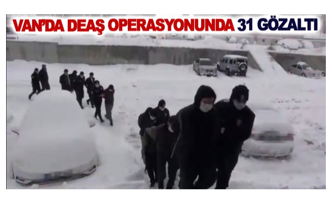 Van’da DEAŞ operasyonunda 31 gözaltı