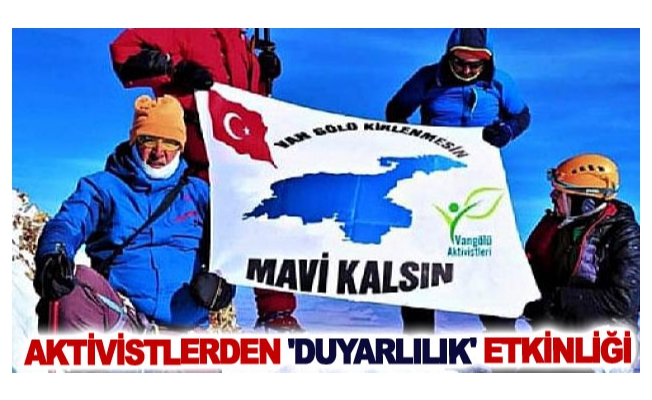 Aktivistlerden 'duyarlılık' etkinliği