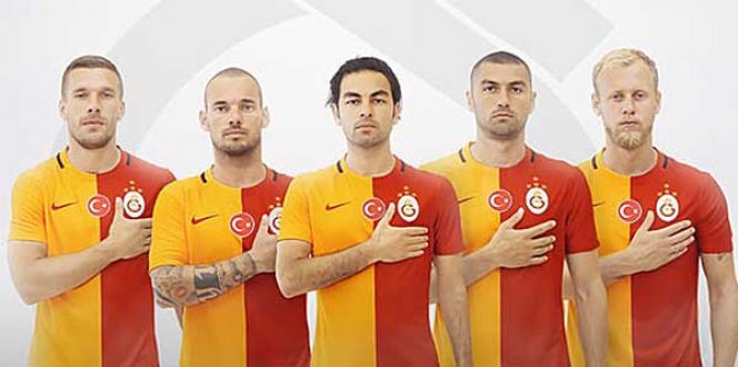 İşte Galatasaray'ın yeni sezon formaları!