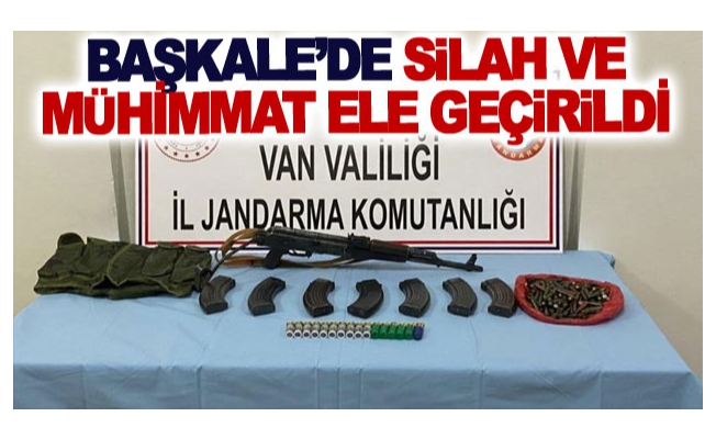 Başkale’de silah ve mühimmat ele geçirildi