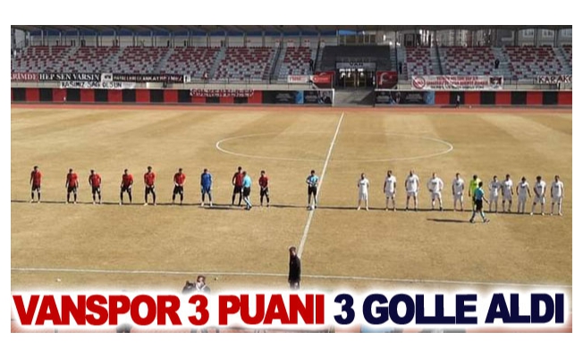 Vanspor 3 puanı 3 golle aldı