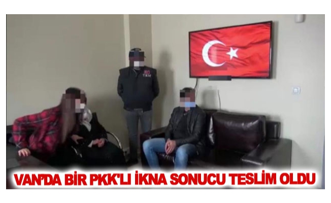 Van’da bir Pkk'lı ikna sonucu teslim oldu