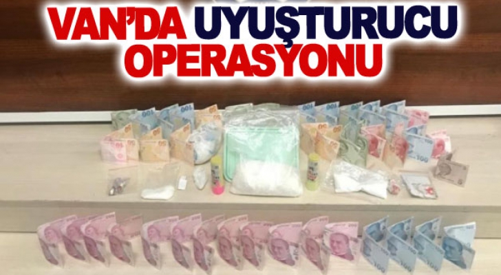 Van’da uyuşturucu operasyonu