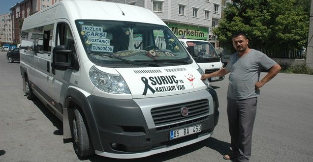 Minibüsçülerden Suruç Katliamına Tepki!