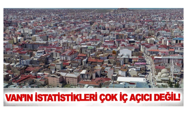 Van’ın istatistikleri çok iç açıcı değil!