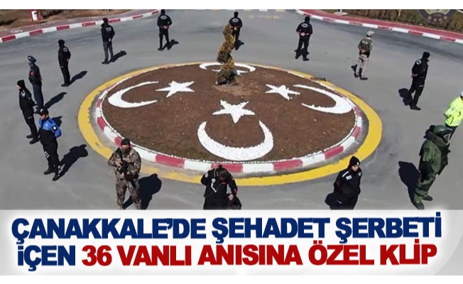 Çanakkale’de şehadet şerbeti içen 36 Vanlı anısına özel klip