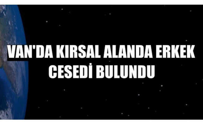 Van'da kırsal alanda ceset bulundu