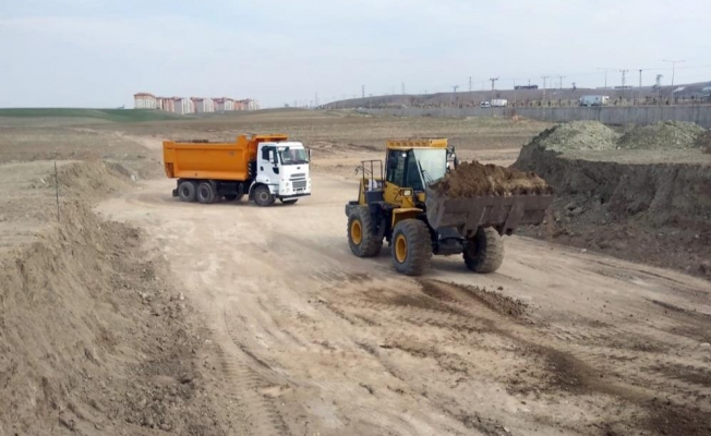 Van Büyükşehir Belediyesinden stabilize yol çalışması