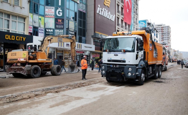 Hacıbekir Caddesi’nin son etabında çalışmalar başlatıldı