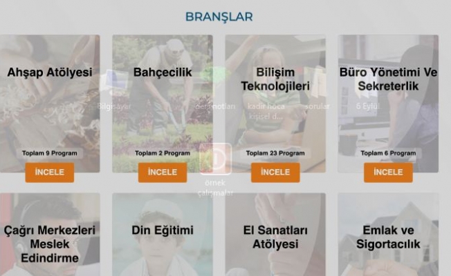 Büyükşehir Belediyesi kurslarına online başvuru sistemi açıldı