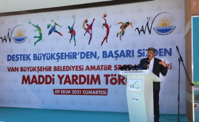 Van Büyükşehir'den amatör kulüplere 1 milyon liralık destek