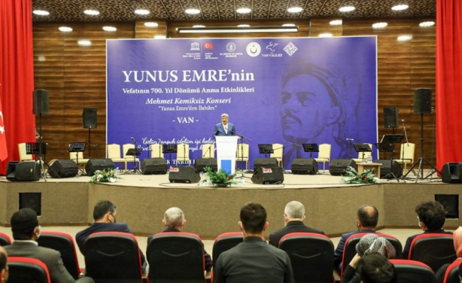 Van'da Yunus Emre anısına Türk Tarih Kurumu konser verdi
