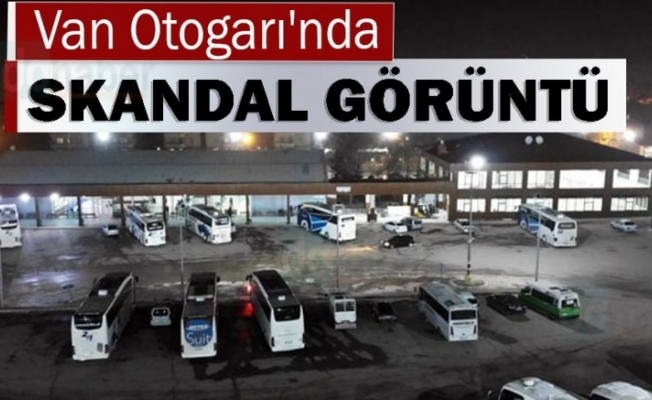 Yenilenen Van otogarında yağmur sonrası görüntü şok etti!