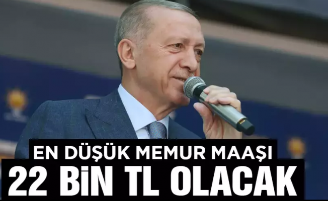 Cumhurbaşkanı Erdoğan'dan Memura Yeni Zam Müjdesi