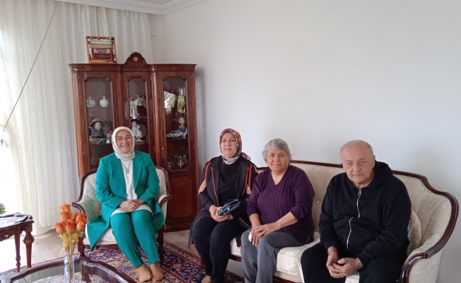 AK Parti Adayı Selma Biçek'ten Mustafa Kaçmaz'a Ziyaret.