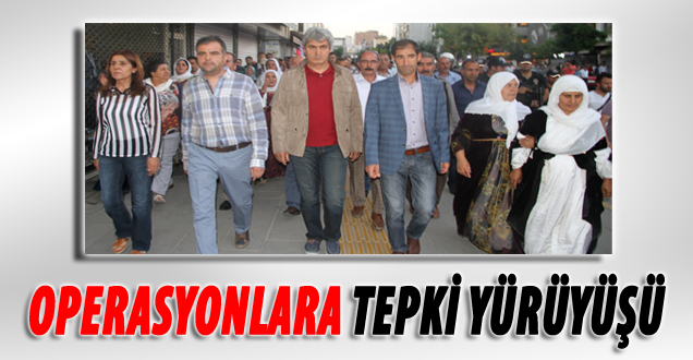 Van'da Operasyonlara Tepki Yürüyüşü!